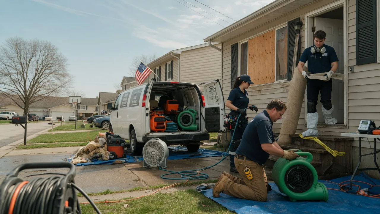 Water Damage Restoration in Lennon, MI near me